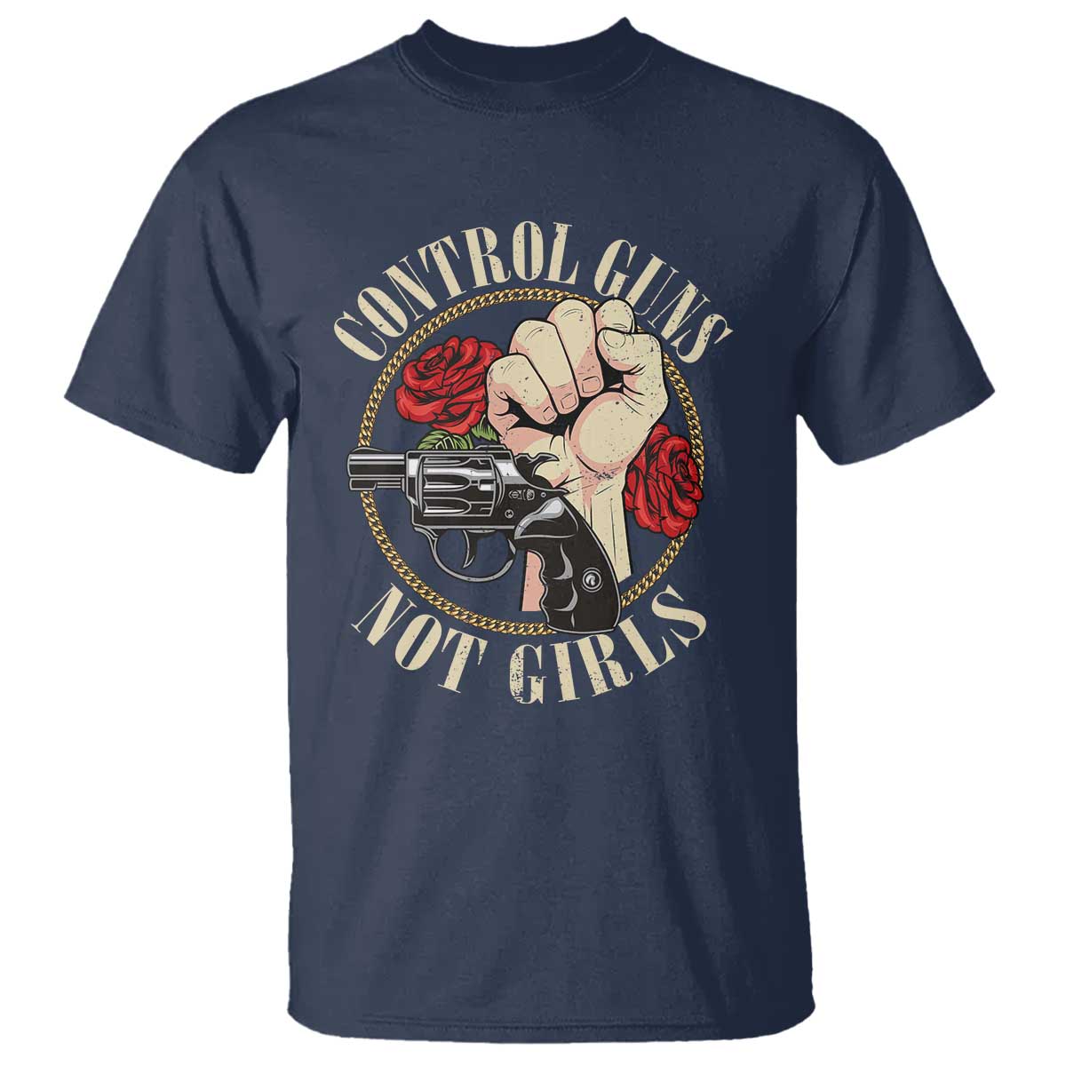 harris-walz-feminist-t-shirt-control-guns-not-girls-womens-rights-roses-hand-fist