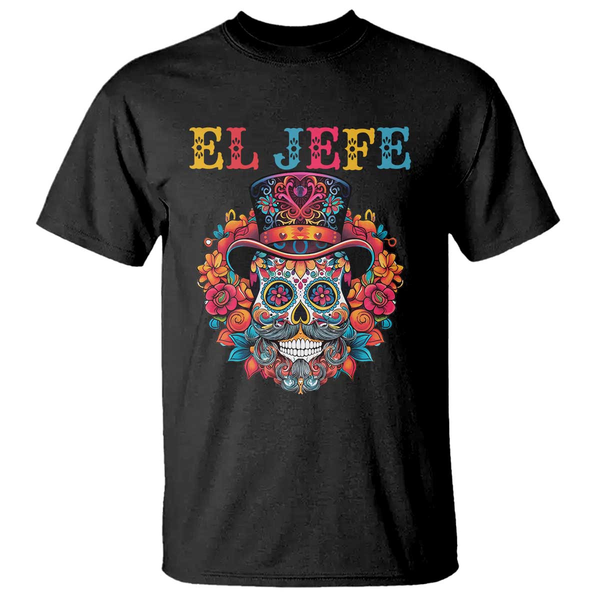day-of-the-dead-t-shirt-el-jefe-sugar-skull-mexican-boss-spanish-dia-de-los-muertos
