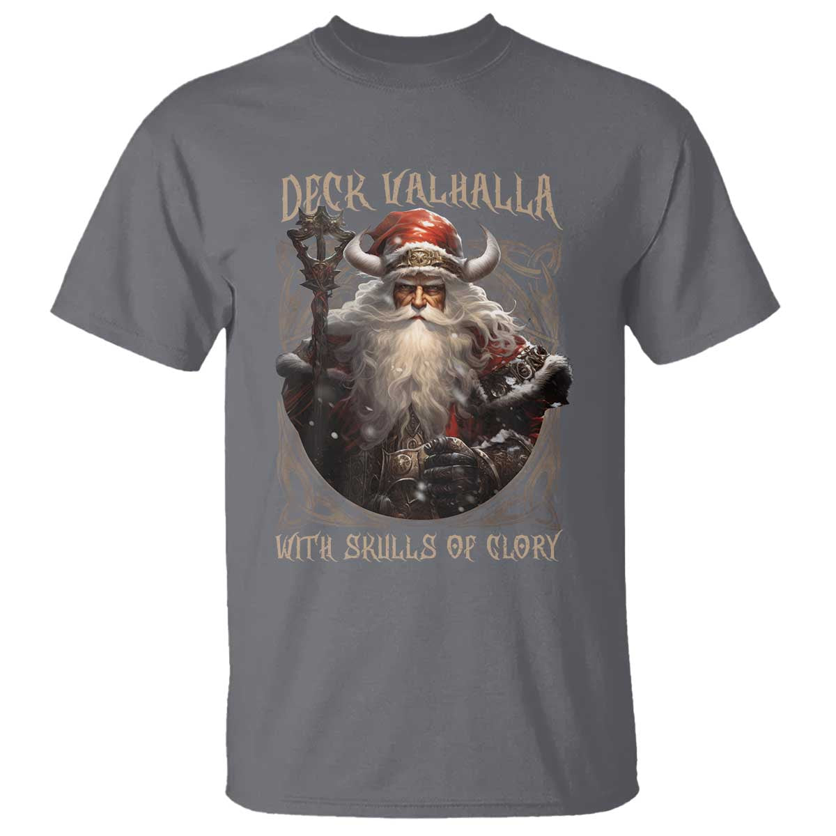 viking-christmas-t-shirt-deck-valhalla-with-skulls-of-glory-santa-yule-xmas