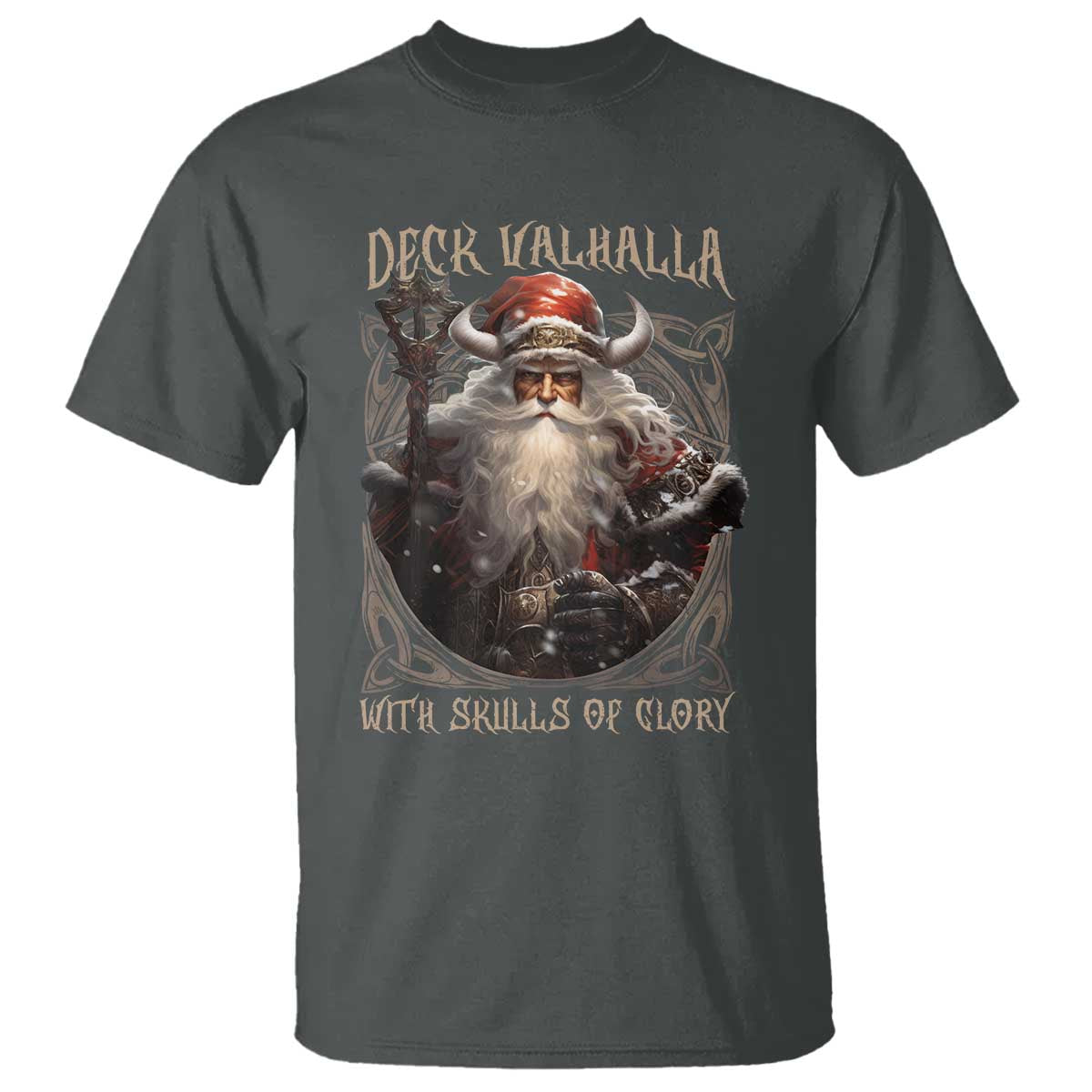 viking-christmas-t-shirt-deck-valhalla-with-skulls-of-glory-santa-yule-xmas
