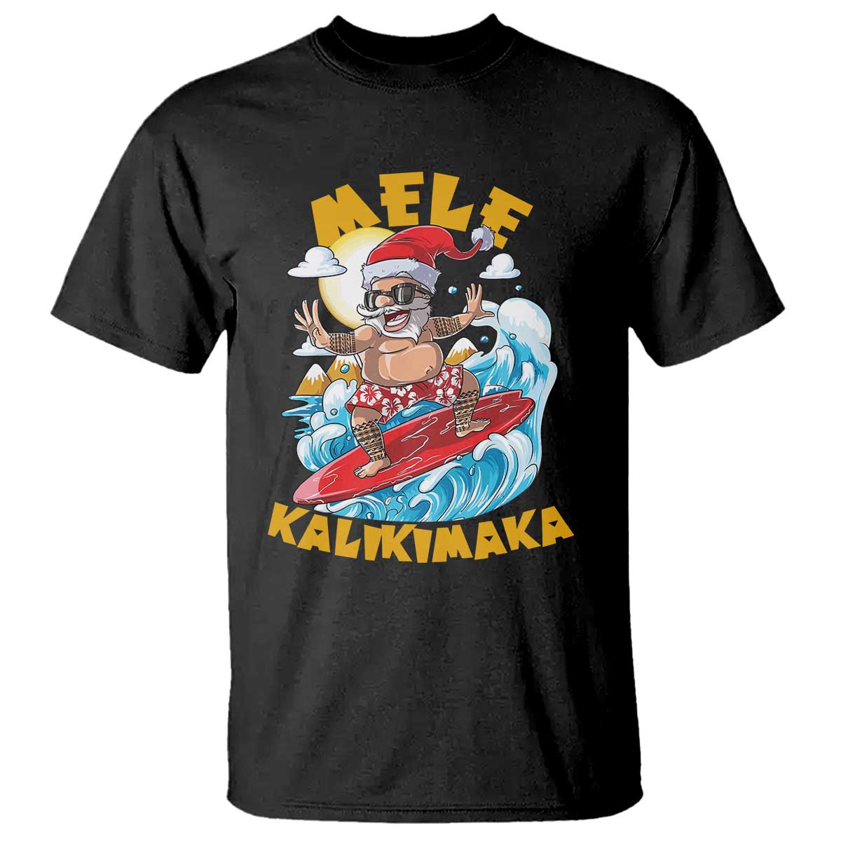 christmas-in-hawaii-t-shirt-mele-kalikimaka-surfing-santa-kakau-tattoo