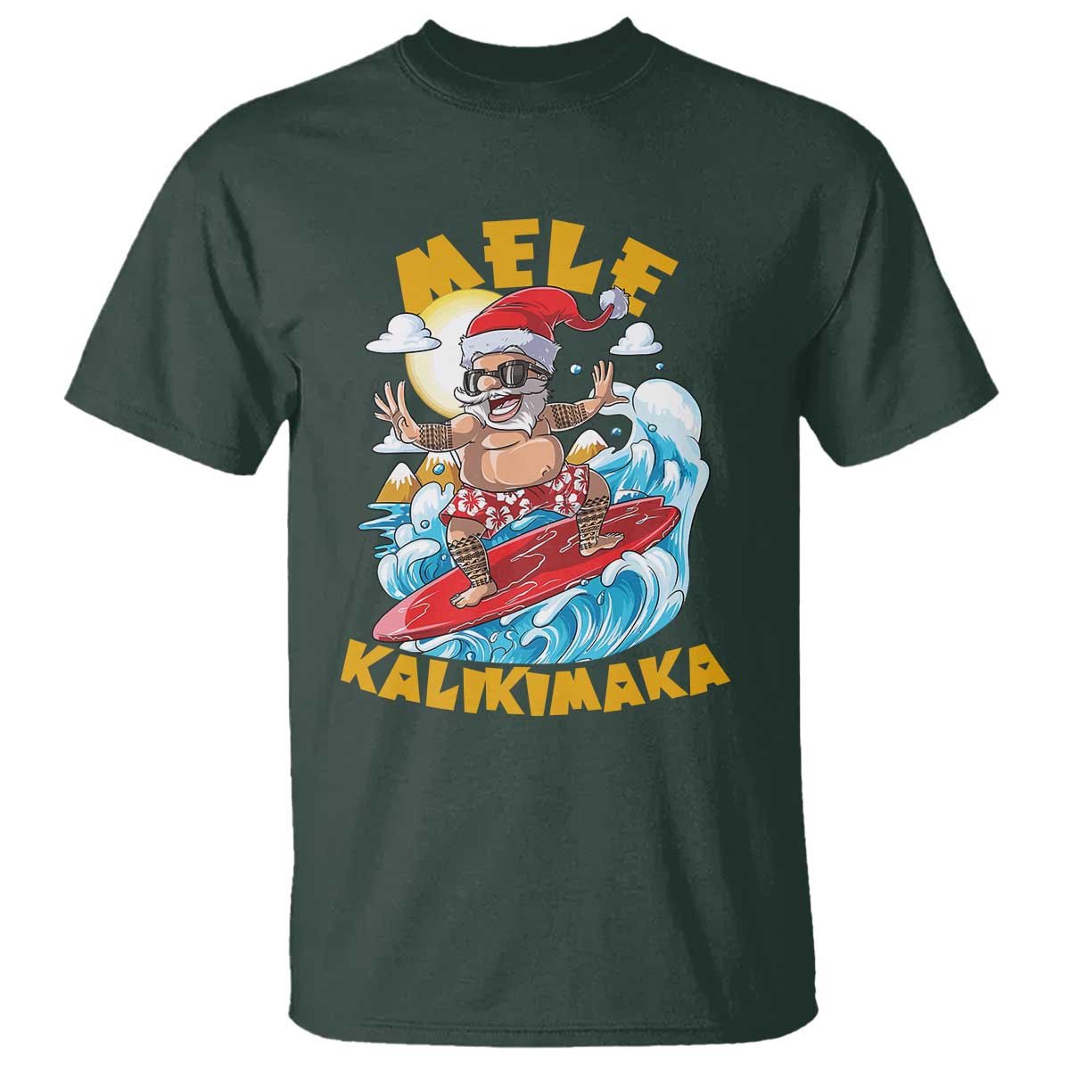christmas-in-hawaii-t-shirt-mele-kalikimaka-surfing-santa-kakau-tattoo