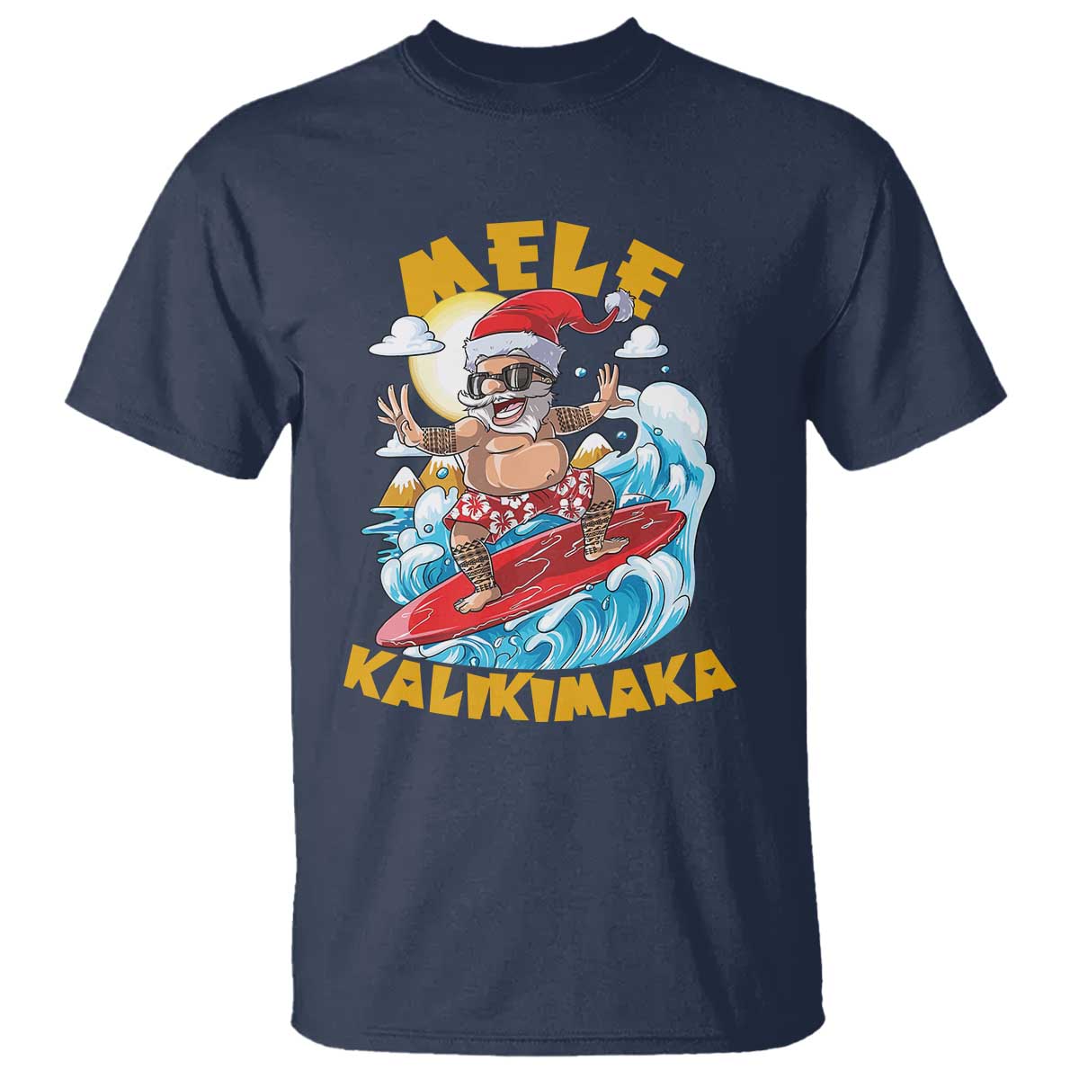christmas-in-hawaii-t-shirt-mele-kalikimaka-surfing-santa-kakau-tattoo