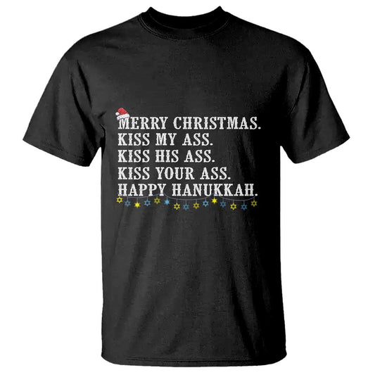 funny-merry-christmas-kiss-my-his-your-ass-happy-hanukkah-t-shirt