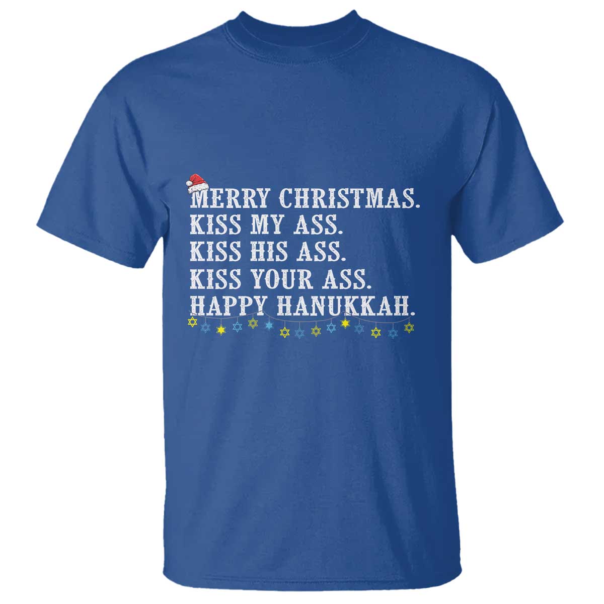 funny-merry-christmas-kiss-my-his-your-ass-happy-hanukkah-t-shirt