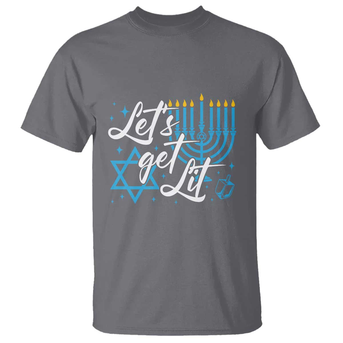 funny-hanukkah-t-shirt-lets-get-lit-menorah-david-star