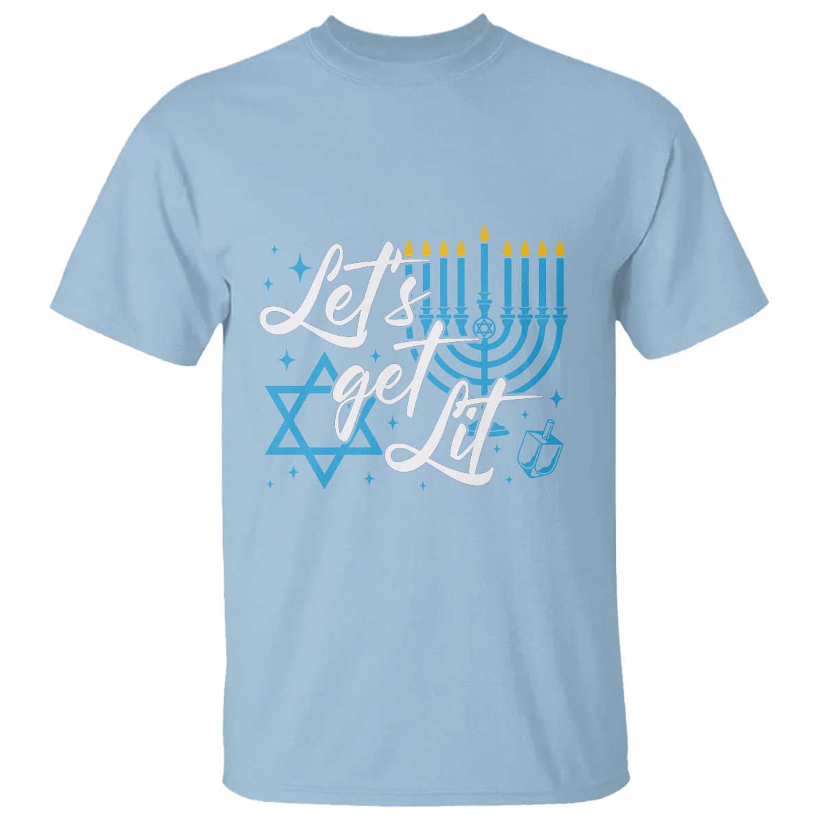 funny-hanukkah-t-shirt-lets-get-lit-menorah-david-star