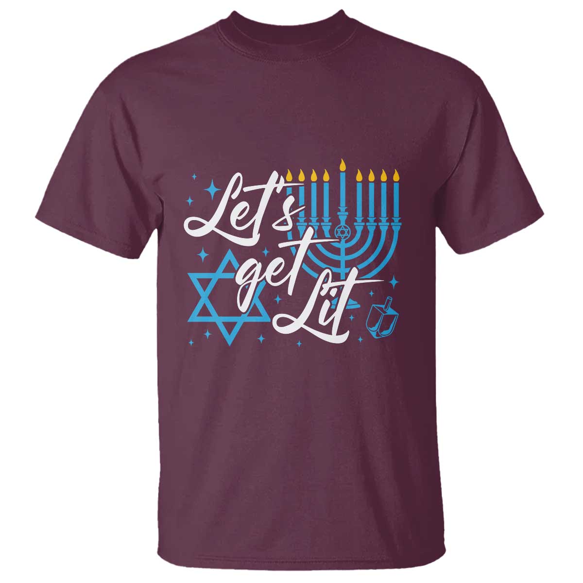 funny-hanukkah-t-shirt-lets-get-lit-menorah-david-star