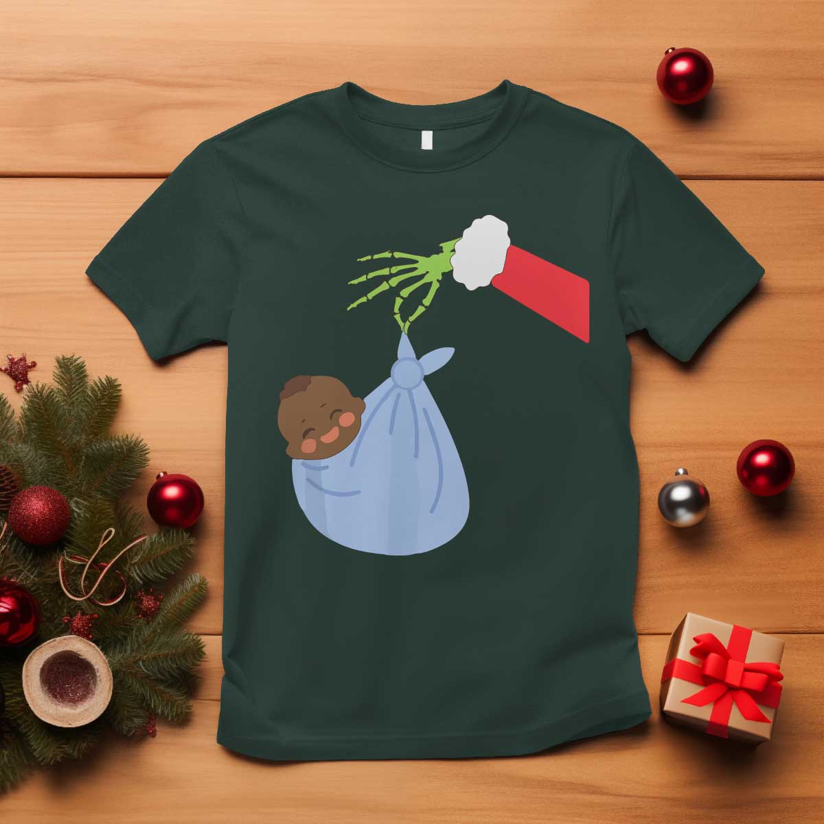 funny-nicu-labor-delivery-nurse-christmas-santa-black-baby-t-shirt