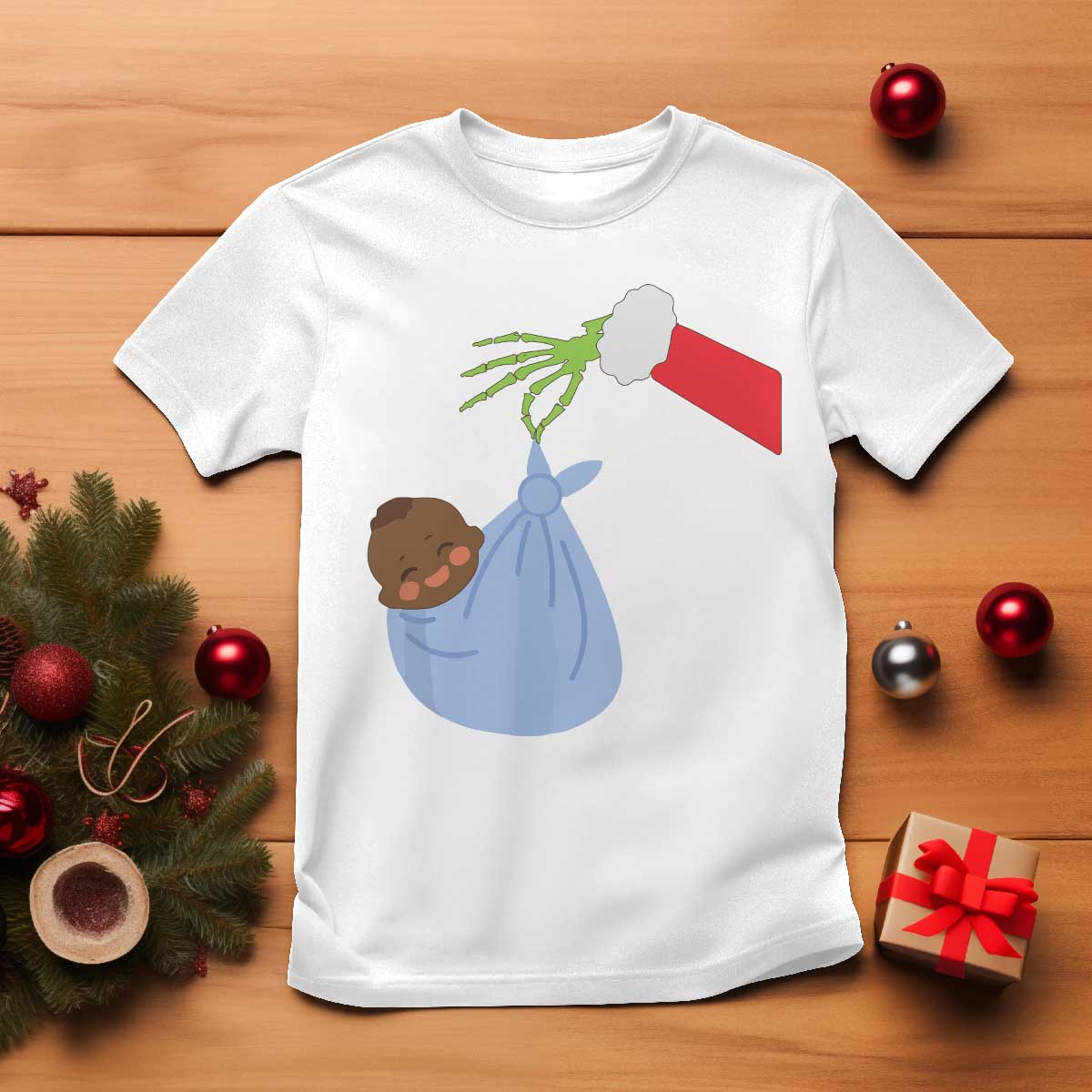 funny-nicu-labor-delivery-nurse-christmas-santa-black-baby-t-shirt