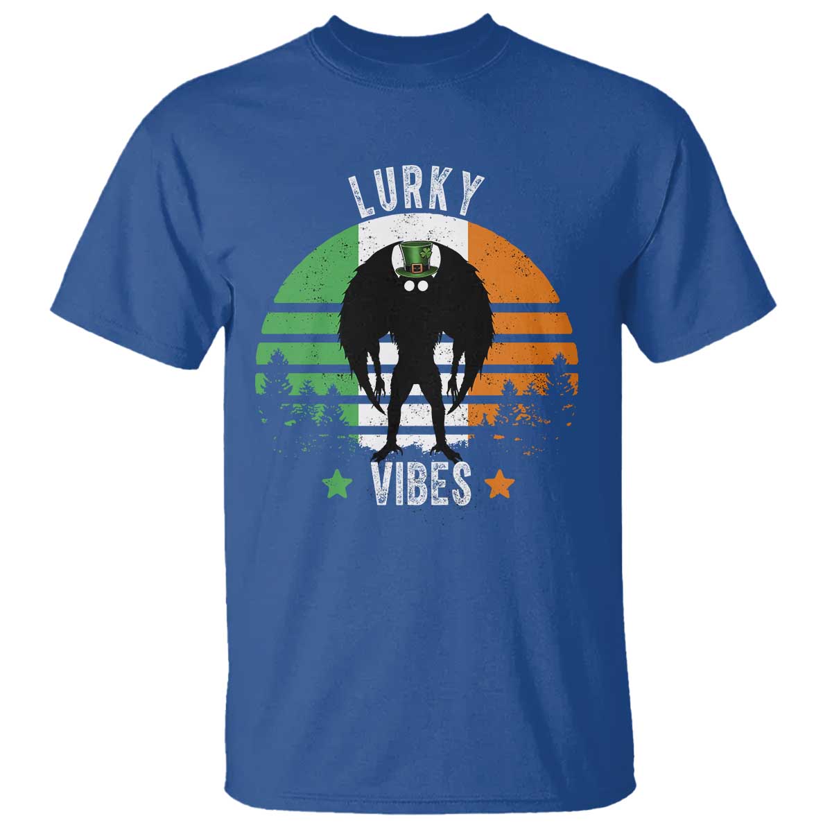 funny-st-patricks-day-mothman-t-shirt-lurky-vibes-shamrock-retro-ireland-flag