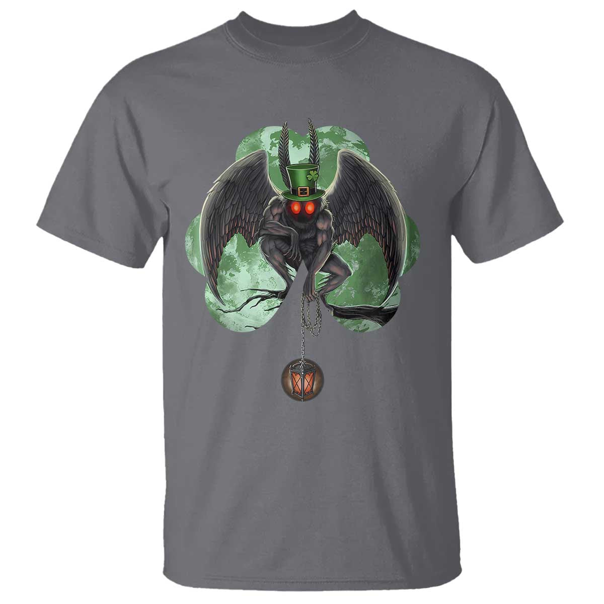 funny-st-patricks-day-mothman-cryptid-creature-shamrock-t-shirt