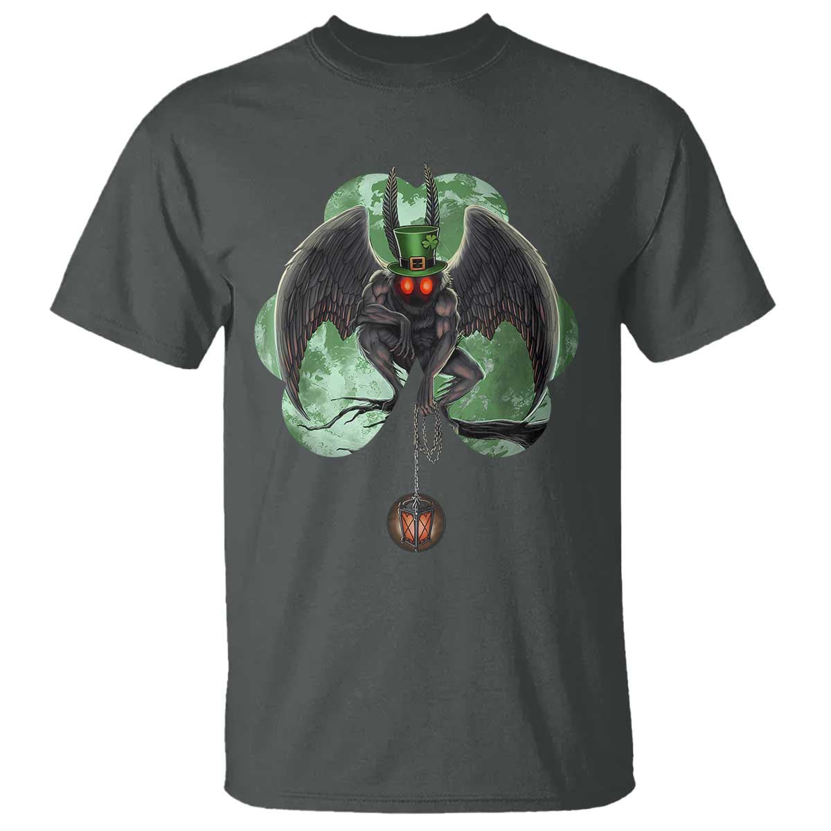 funny-st-patricks-day-mothman-cryptid-creature-shamrock-t-shirt