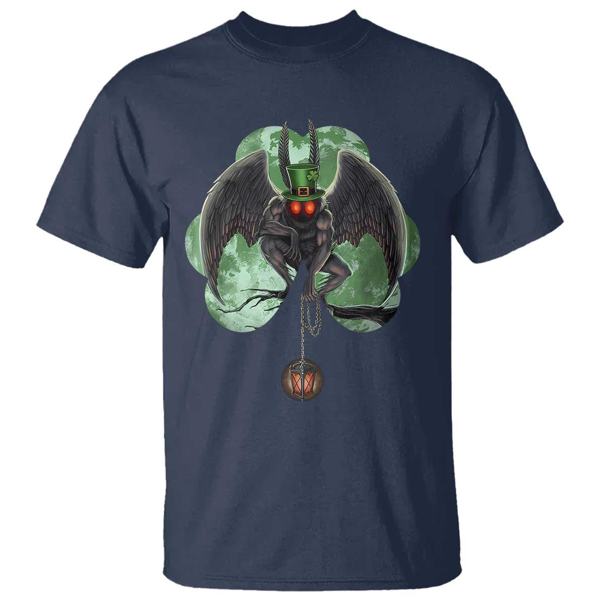 funny-st-patricks-day-mothman-cryptid-creature-shamrock-t-shirt