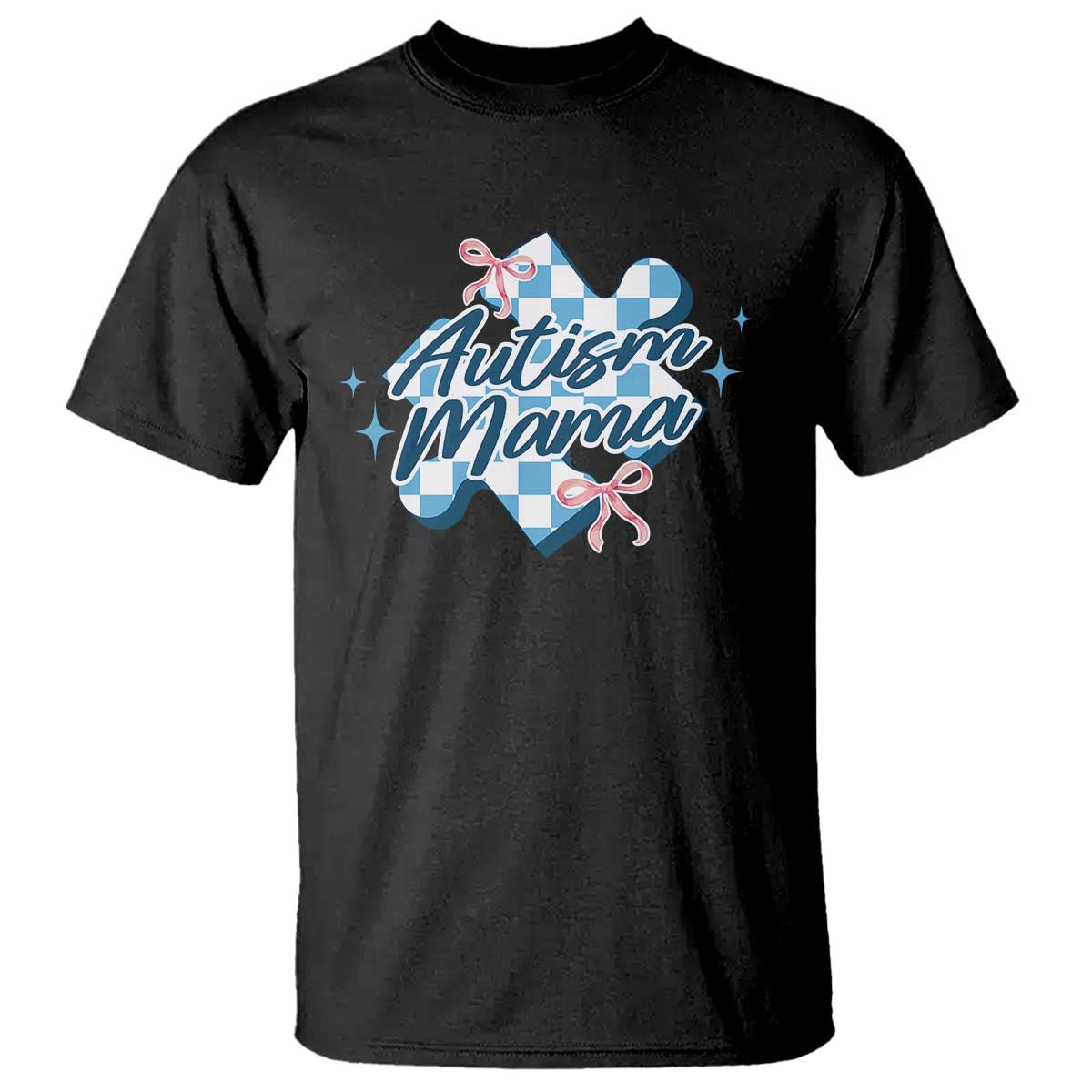 autism-mama-coquette-puzzle-piece-pink-bow-t-shirt