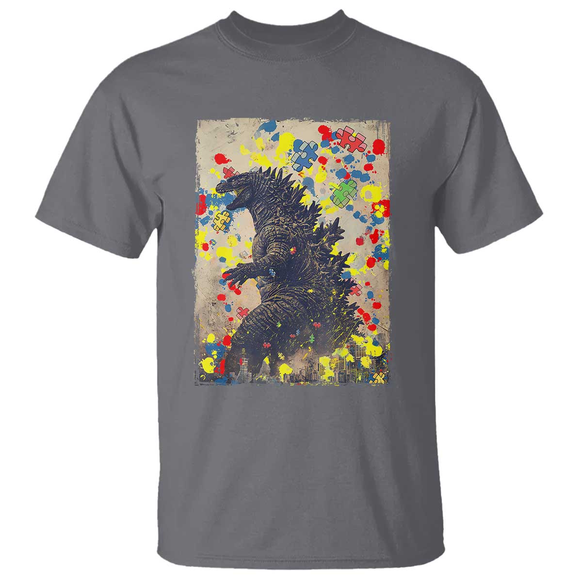 funny-autism-awareness-japanese-giant-monster-t-shirt-colorful-puzzles