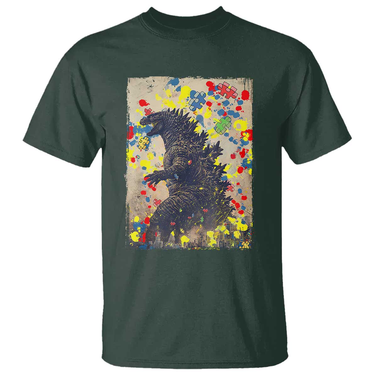 funny-autism-awareness-japanese-giant-monster-t-shirt-colorful-puzzles
