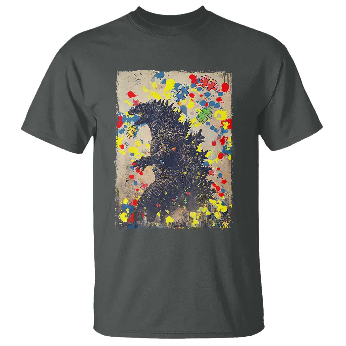 funny-autism-awareness-japanese-giant-monster-t-shirt-colorful-puzzles