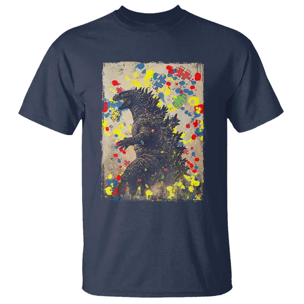 funny-autism-awareness-japanese-giant-monster-t-shirt-colorful-puzzles