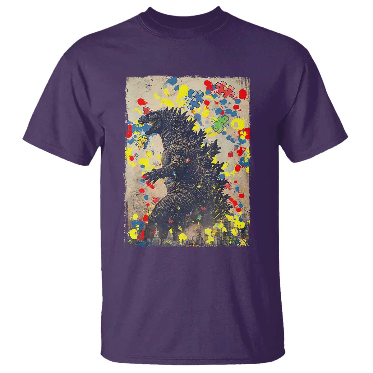 funny-autism-awareness-japanese-giant-monster-t-shirt-colorful-puzzles