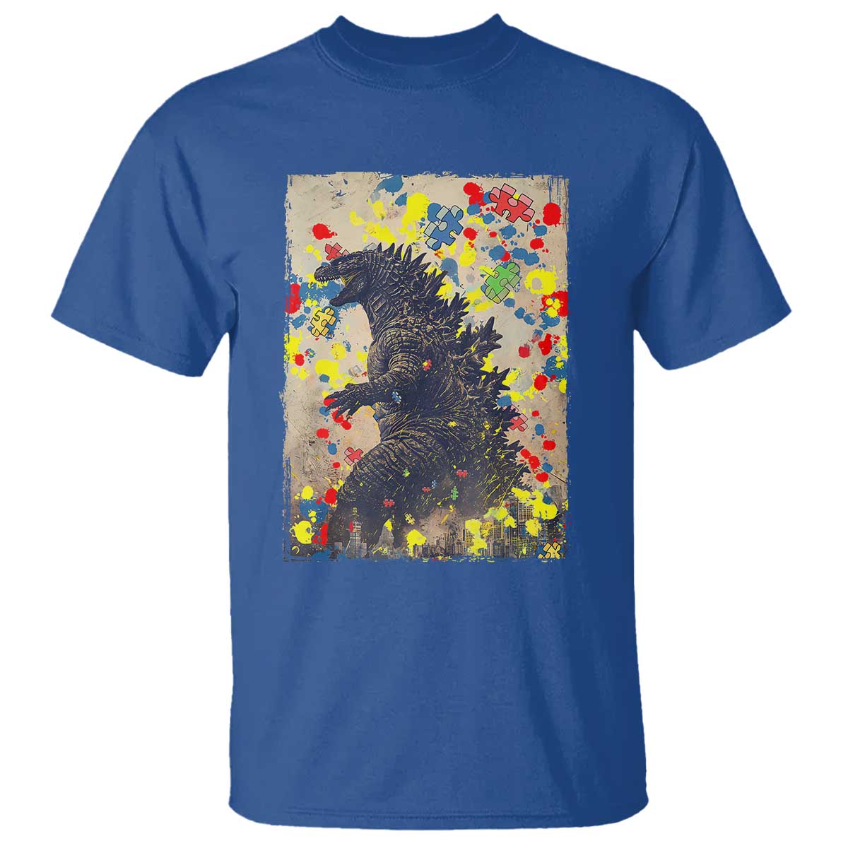 funny-autism-awareness-japanese-giant-monster-t-shirt-colorful-puzzles