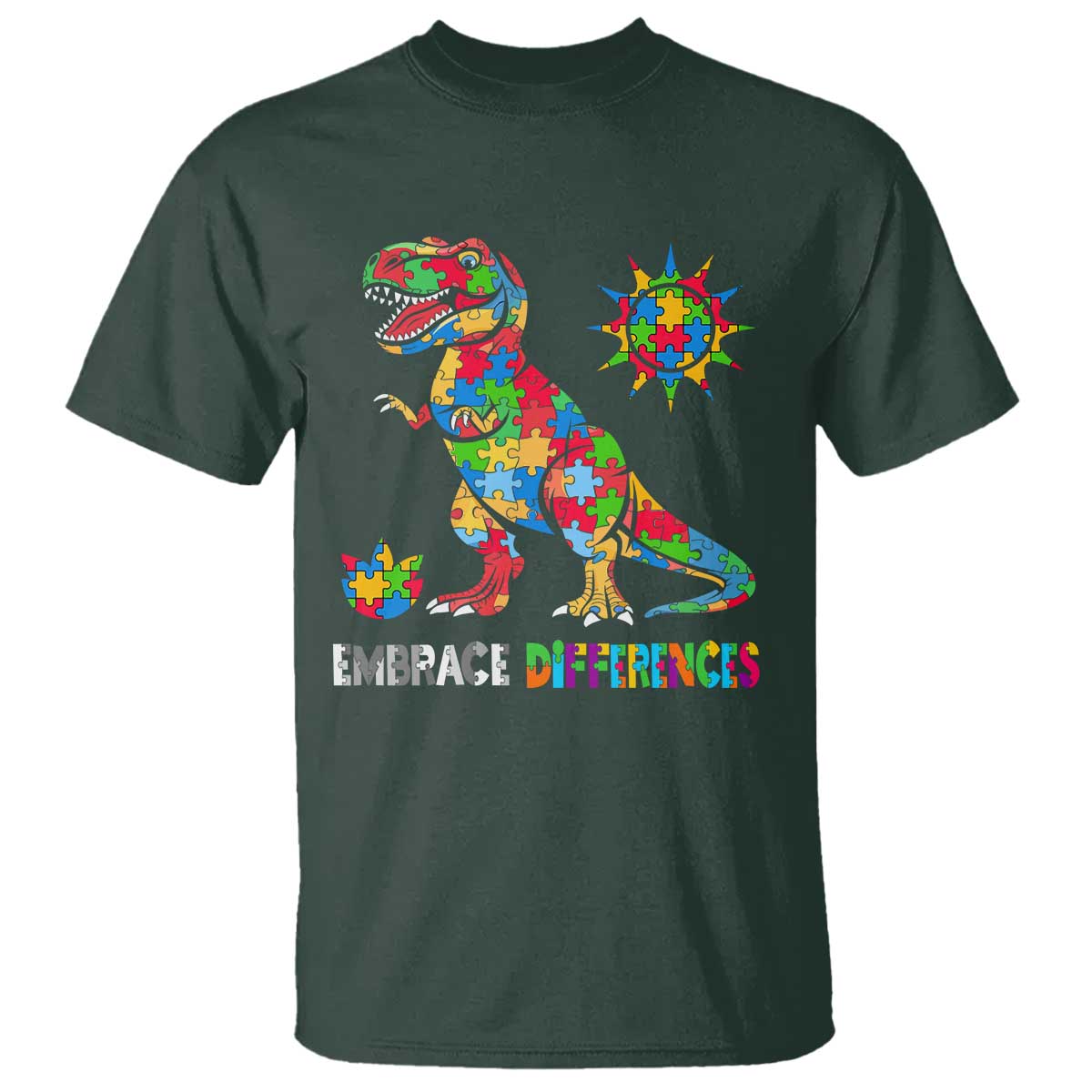 funny-autism-awareness-embrace-differences-t-shirt-puzzle-dinosaur