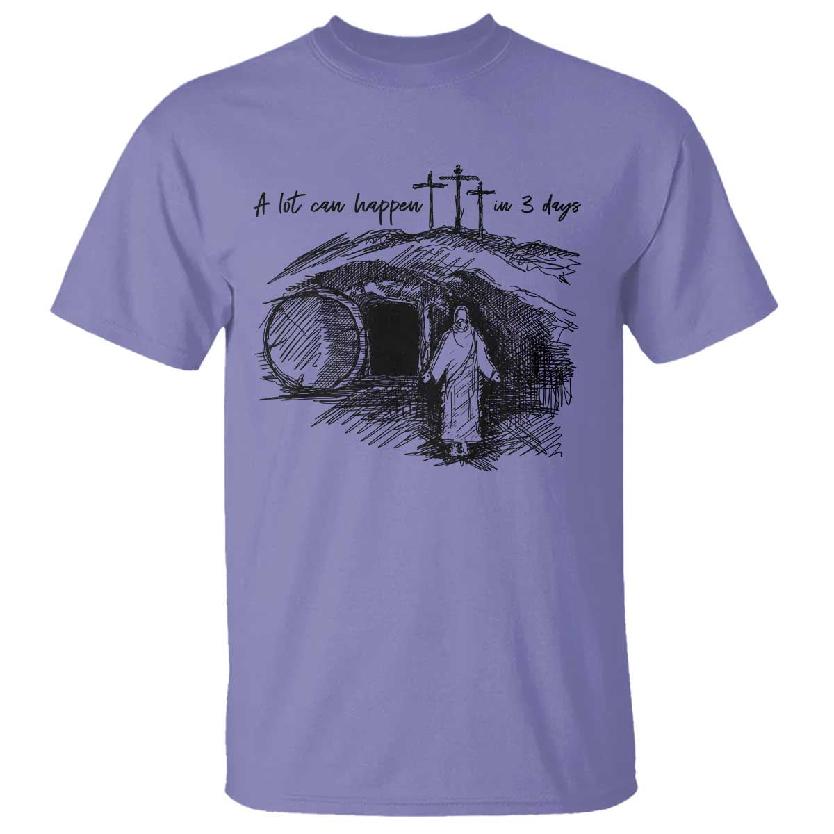 a-lot-can-happen-in-3-days-t-shirt-easter-day-good-friday-religious-christian