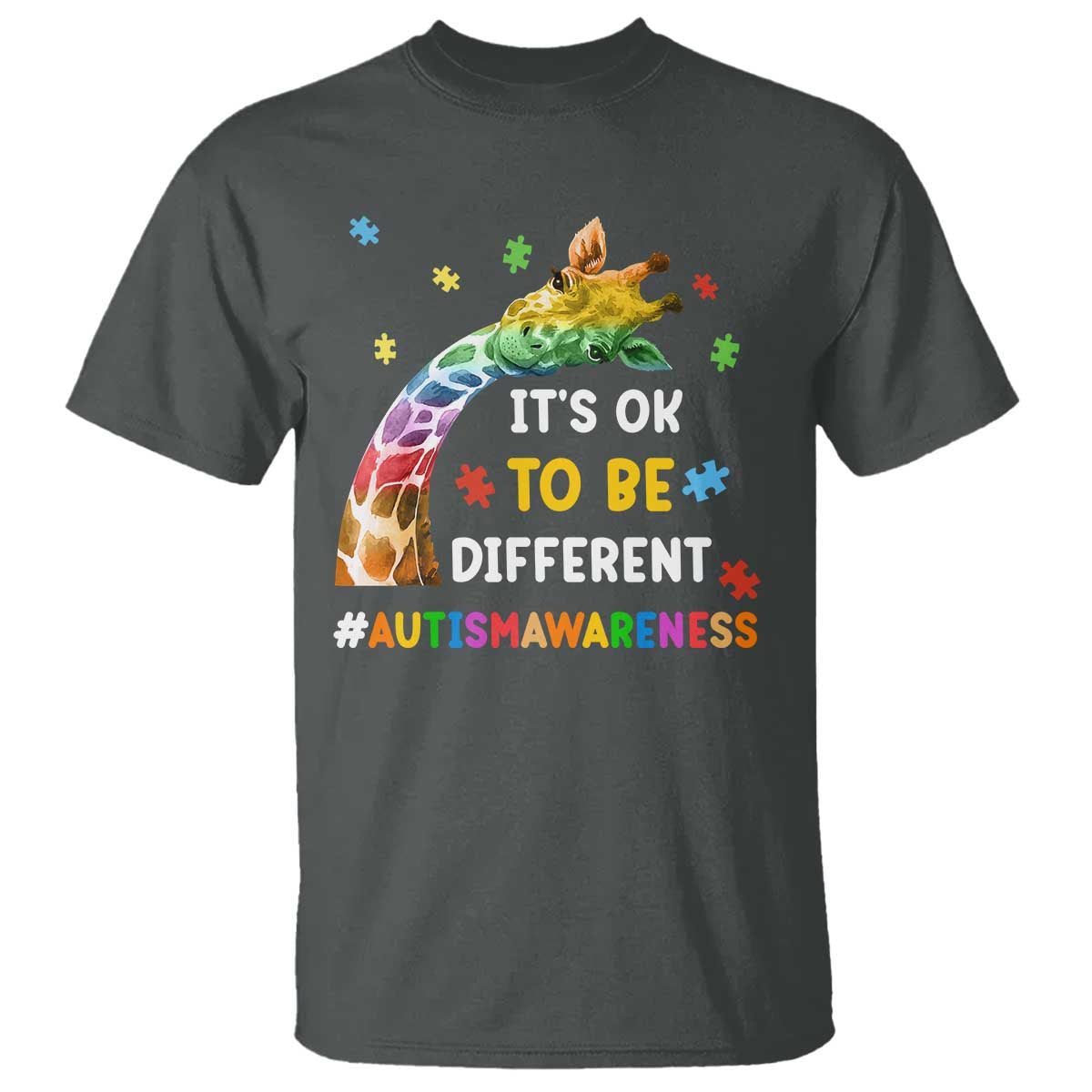 its-ok-to-be-different-autism-awareness-t-shirt-rainbow-giraffe-puzzle