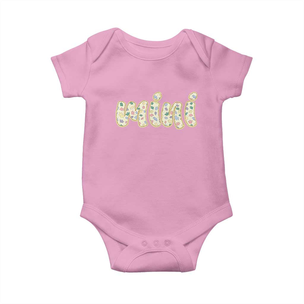 Autism Mini Baby Onesie Autism Support Mental Health Puzzle Glitter Print