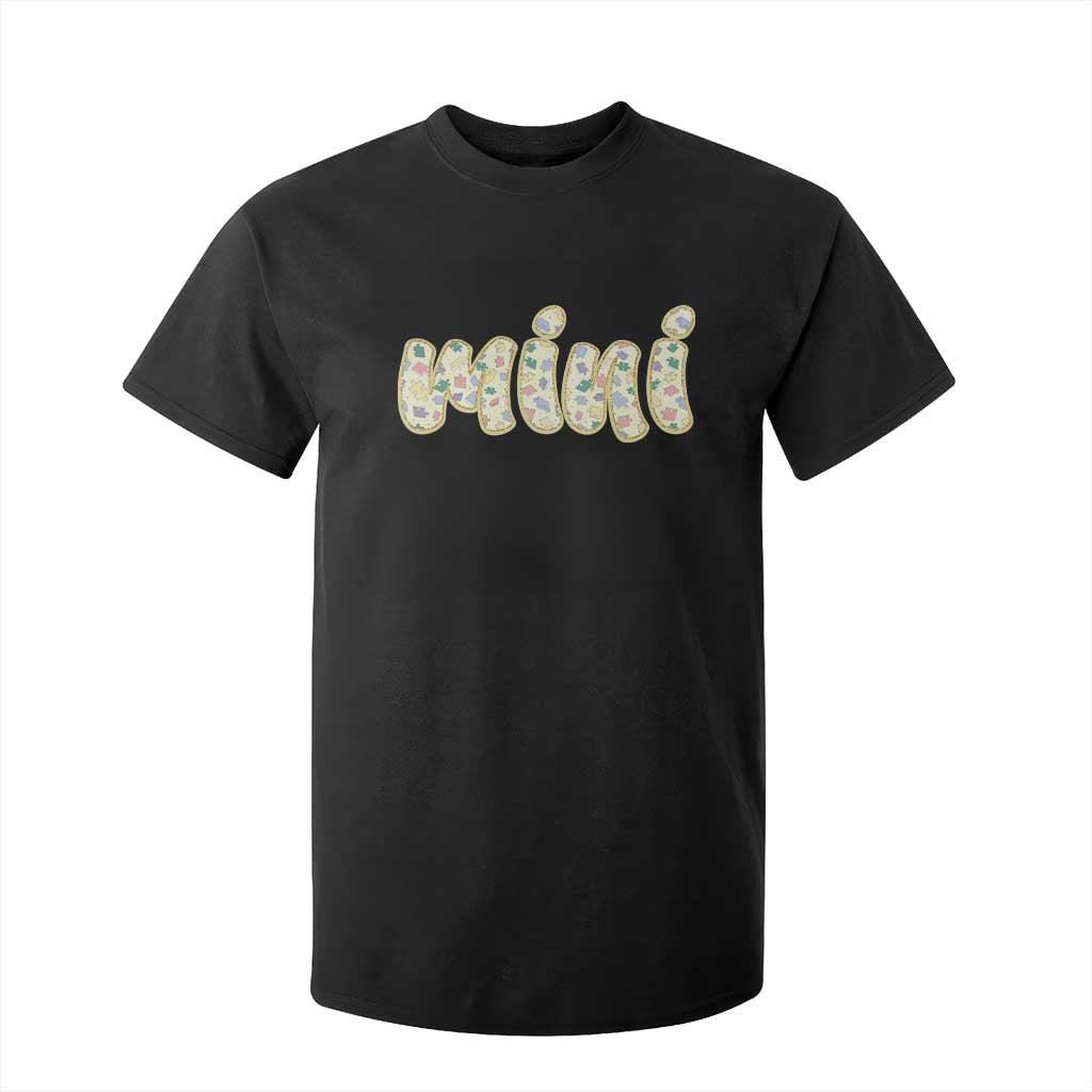 Autism Mini T Shirt For Kid Autism Support Mental Health Puzzle Glitter Print