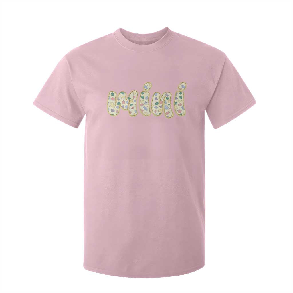 Autism Mini T Shirt For Kid Autism Support Mental Health Puzzle Glitter Print