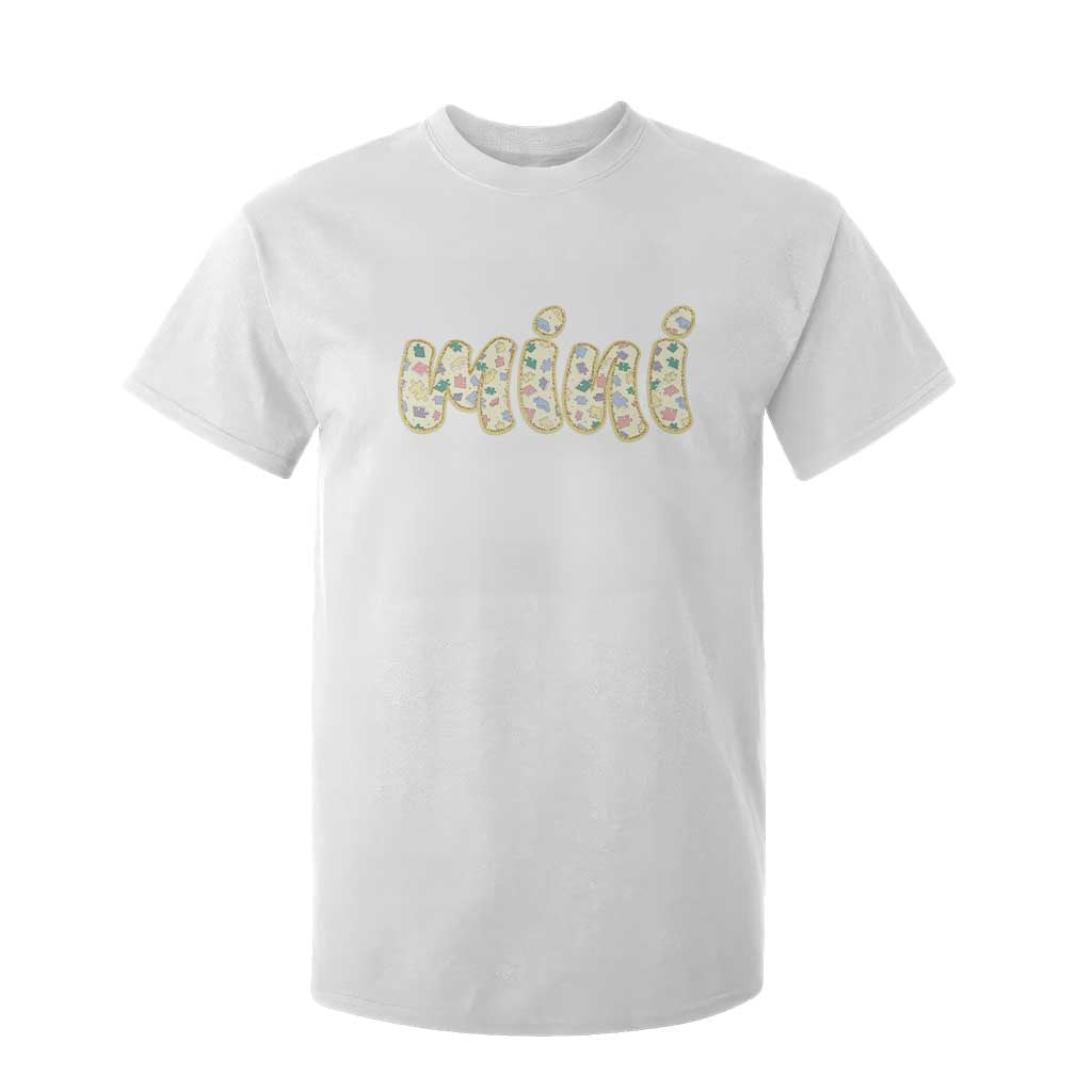 Autism Mini T Shirt For Kid Autism Support Mental Health Puzzle Glitter Print