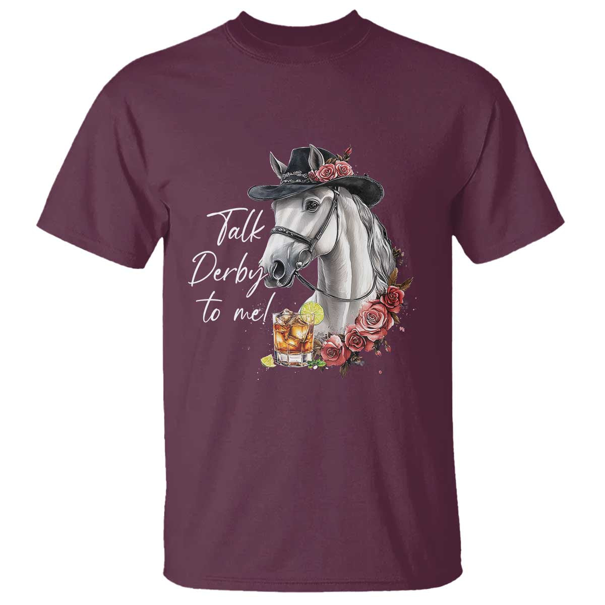 funny-horse-lover-talk-derby-to-me-t-shirt