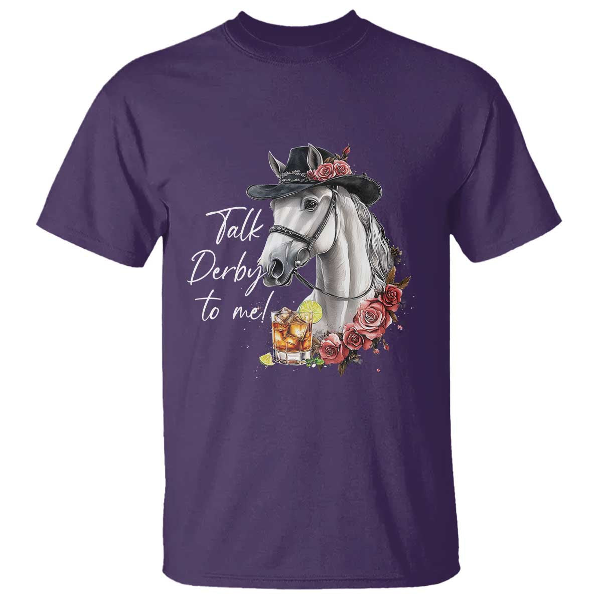 funny-horse-lover-talk-derby-to-me-t-shirt
