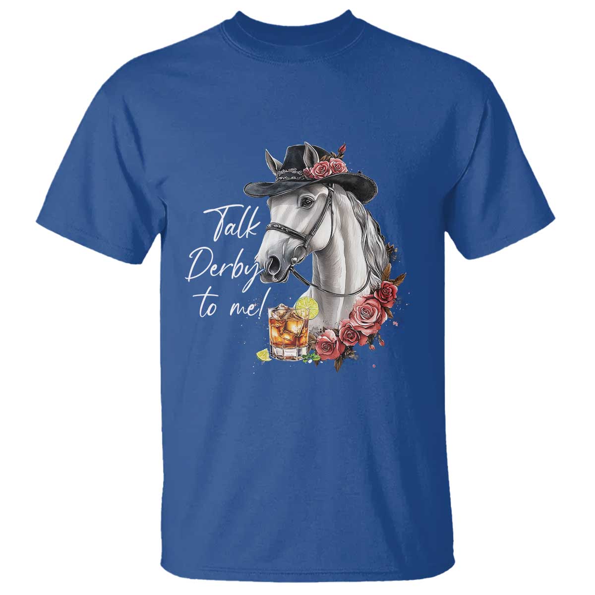 funny-horse-lover-talk-derby-to-me-t-shirt