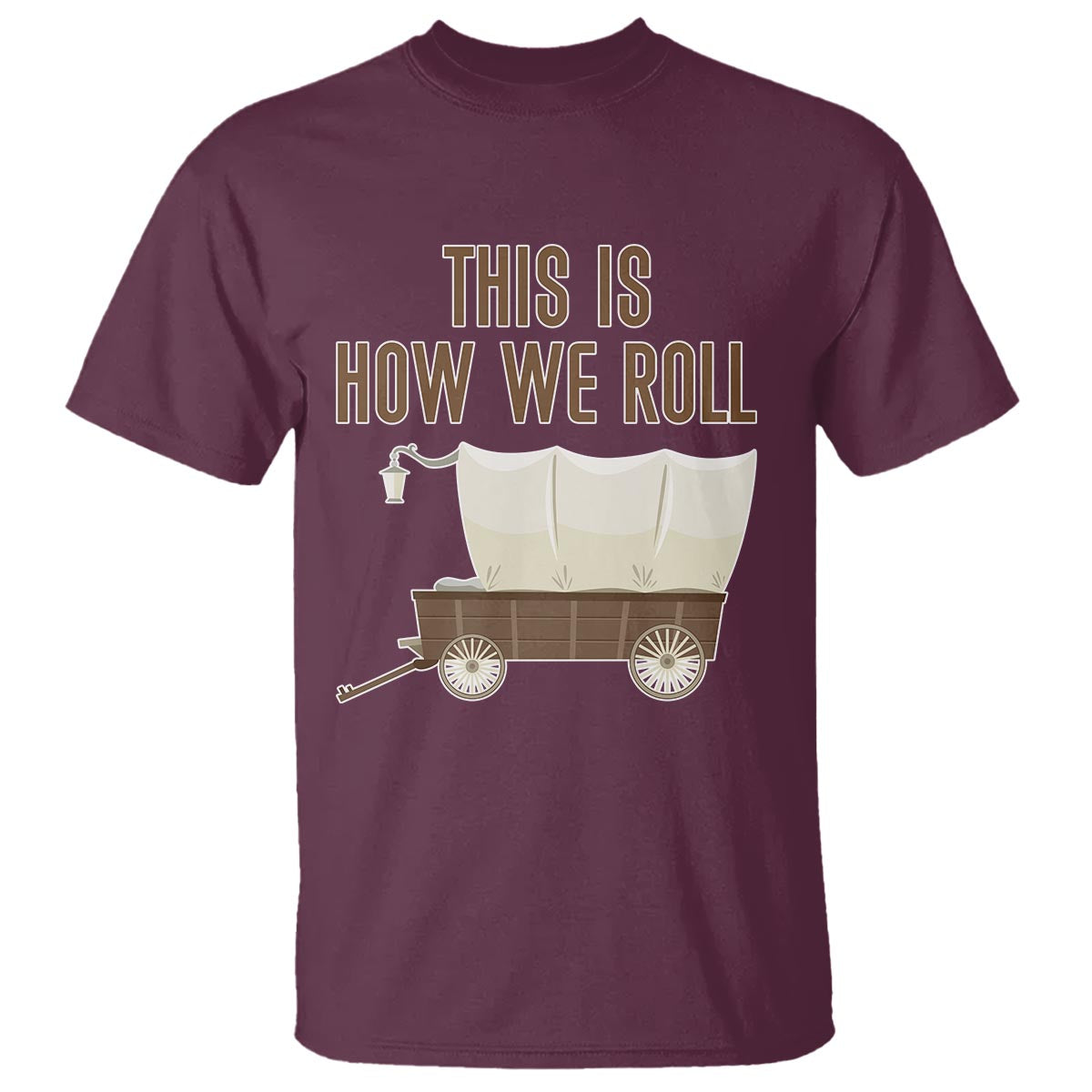 funny-pioneer-day-t-shirt-this-is-how-we-roll-wagon-patriot-utah