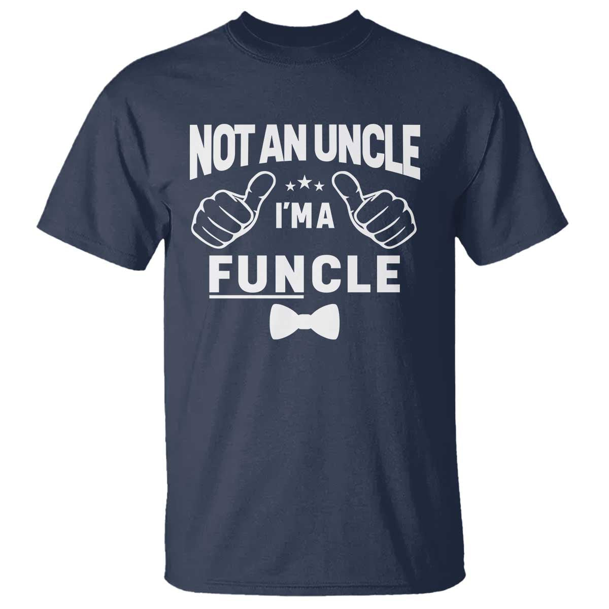 funny-not-an-uncle-im-a-funcle-t-shirt-vintage-ribbon-star