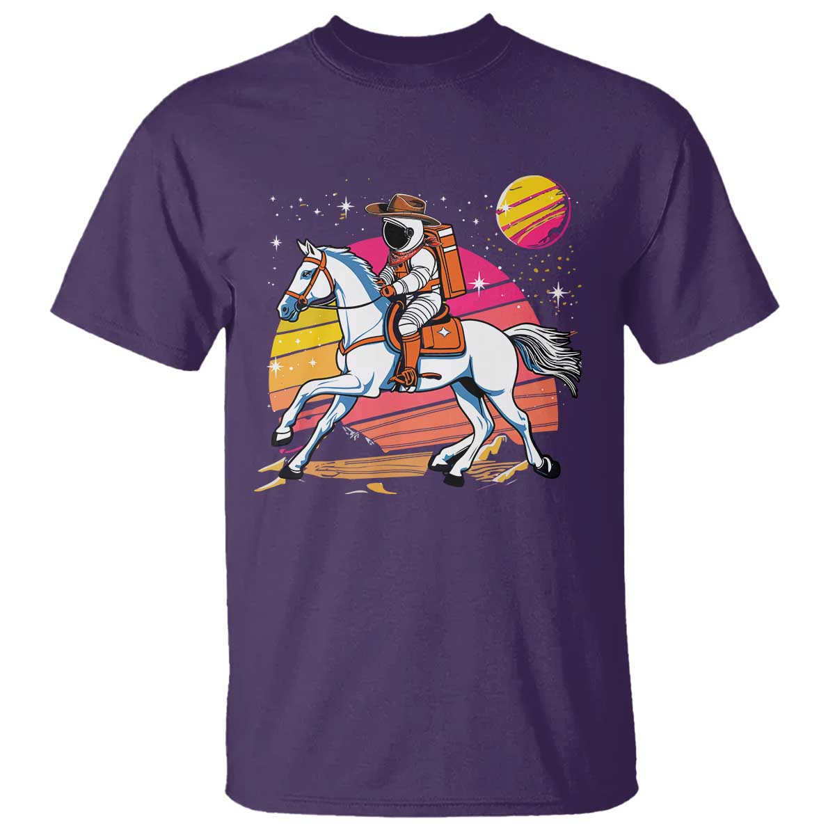 astronaut-cowboy-t-shirt-spaceman-planets-space-galaxy-western-style