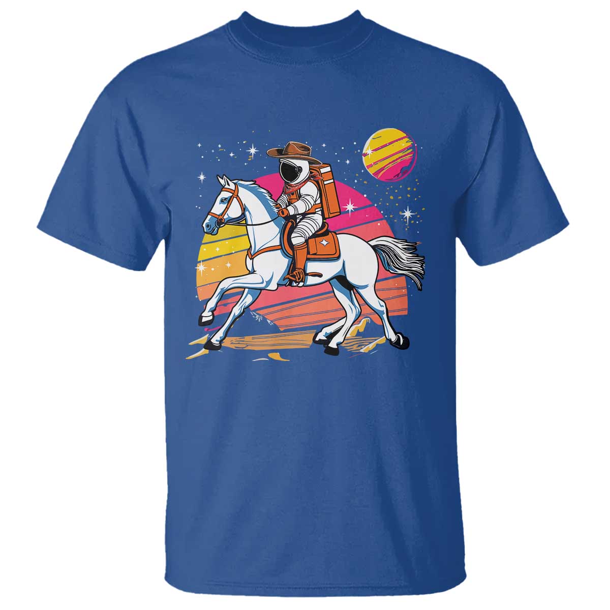 astronaut-cowboy-t-shirt-spaceman-planets-space-galaxy-western-style