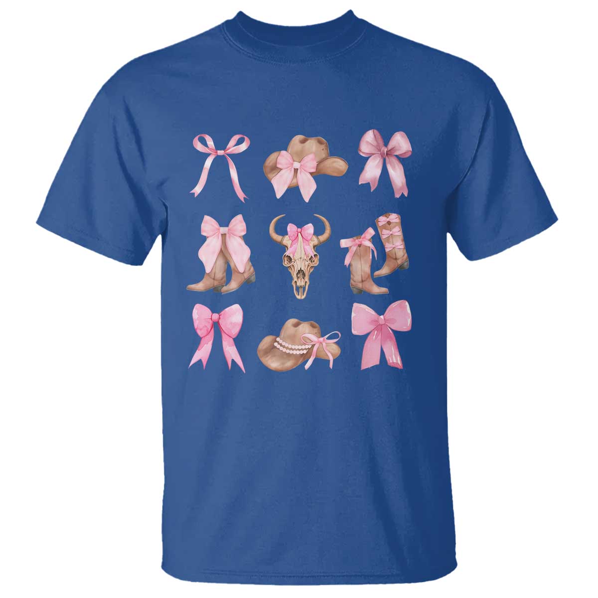 cowgirl-coquette-t-shirt-pink-bow-cowboy-hat-boots-western-country