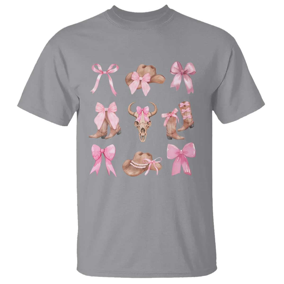 cowgirl-coquette-t-shirt-pink-bow-cowboy-hat-boots-western-country