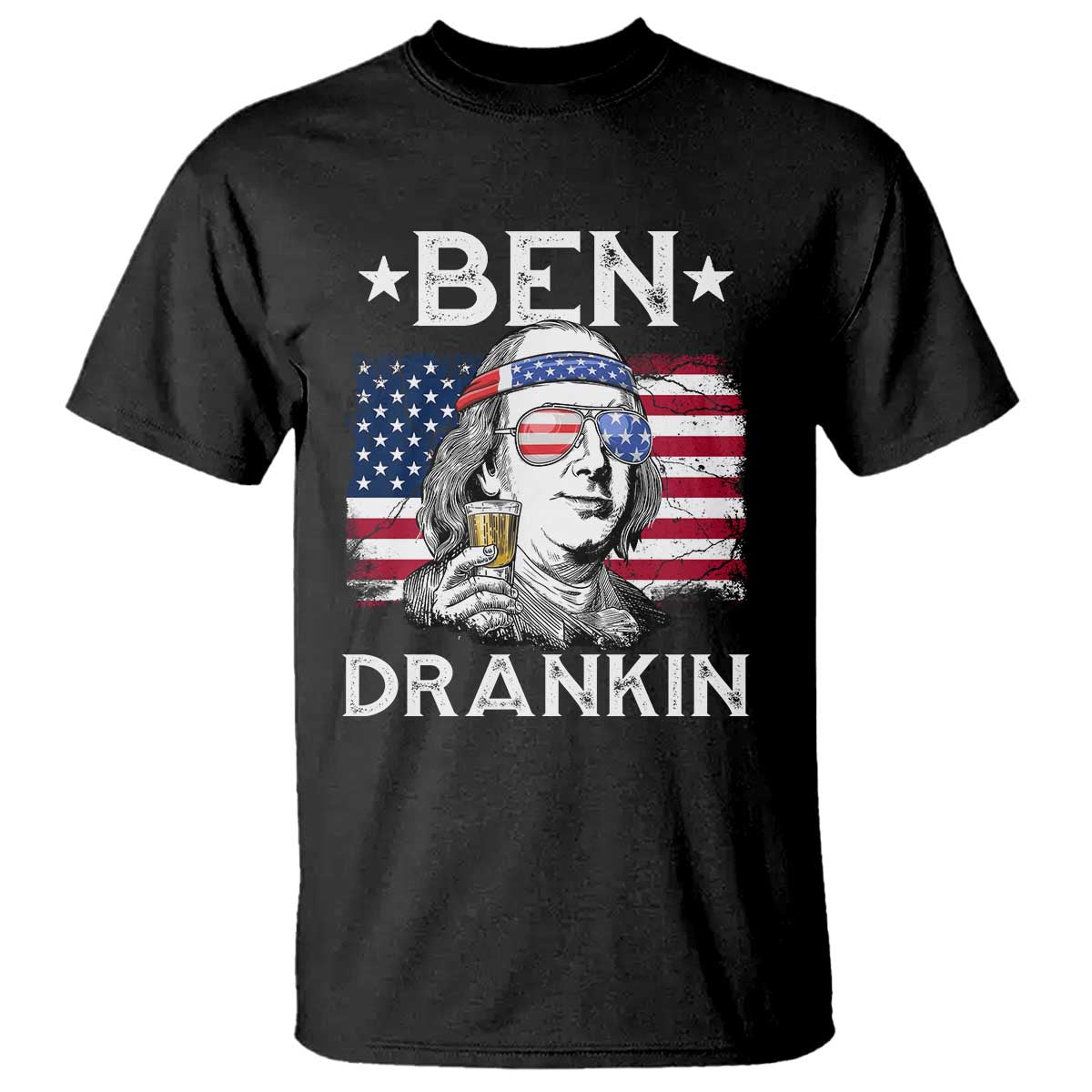 funny-4th-of-july-drinking-t-shirt-ben-drankin-beer-mug-american-flag