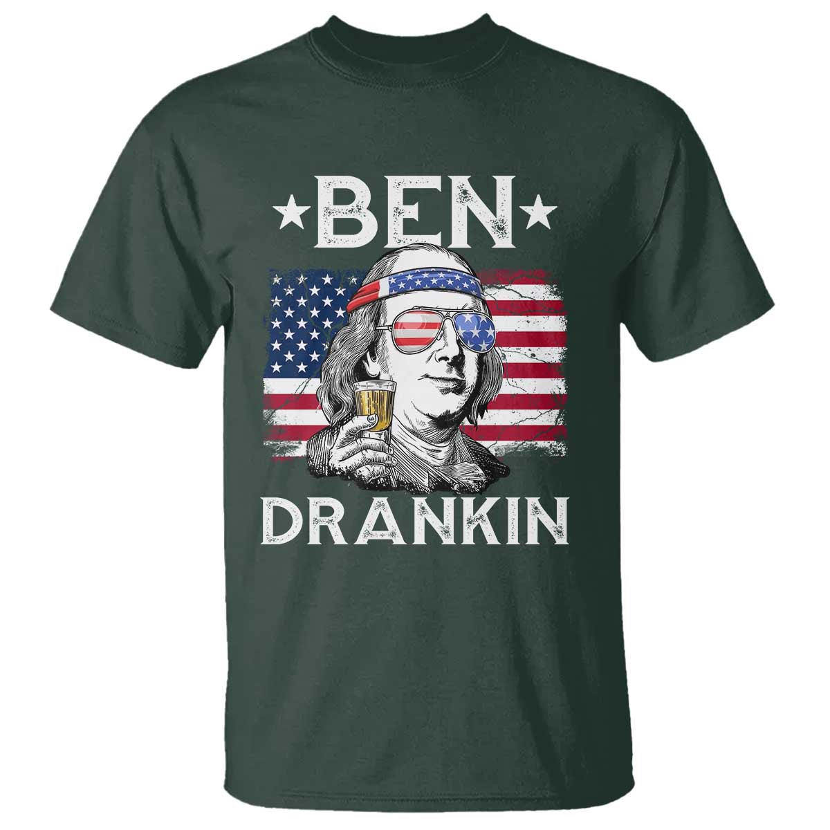 funny-4th-of-july-drinking-t-shirt-ben-drankin-beer-mug-american-flag