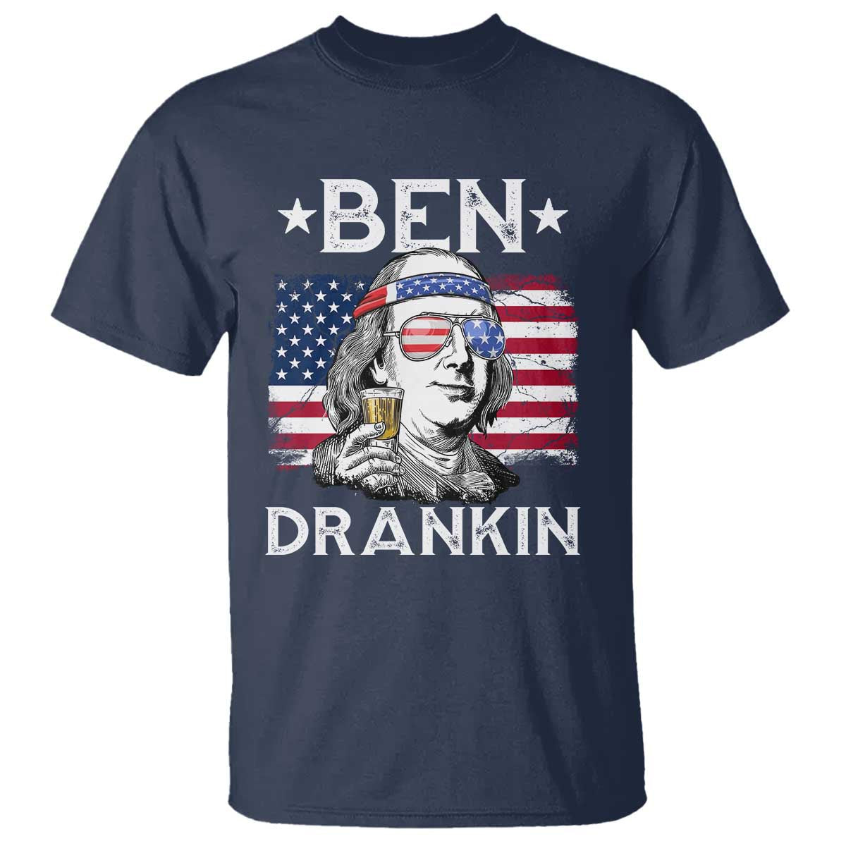 funny-4th-of-july-drinking-t-shirt-ben-drankin-beer-mug-american-flag