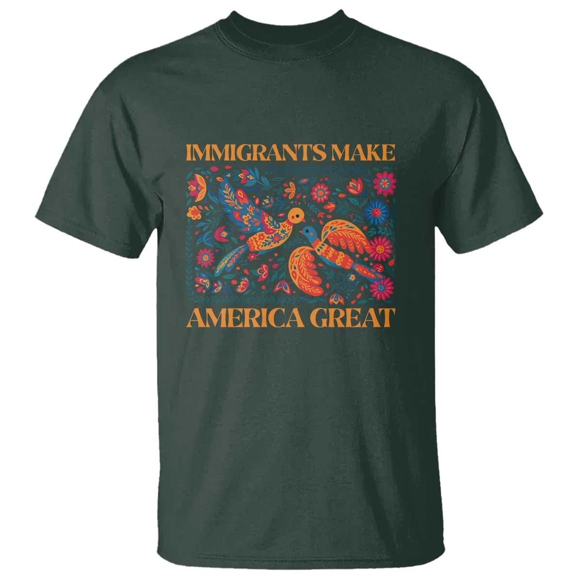 funny-immigrants-make-america-great-t-shirt-floral-flower-birds-human-rights