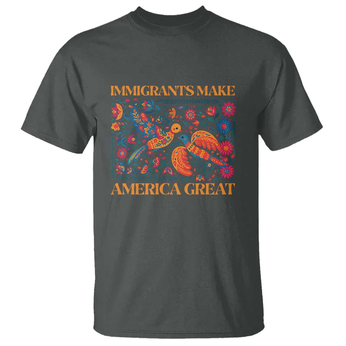 funny-immigrants-make-america-great-t-shirt-floral-flower-birds-human-rights