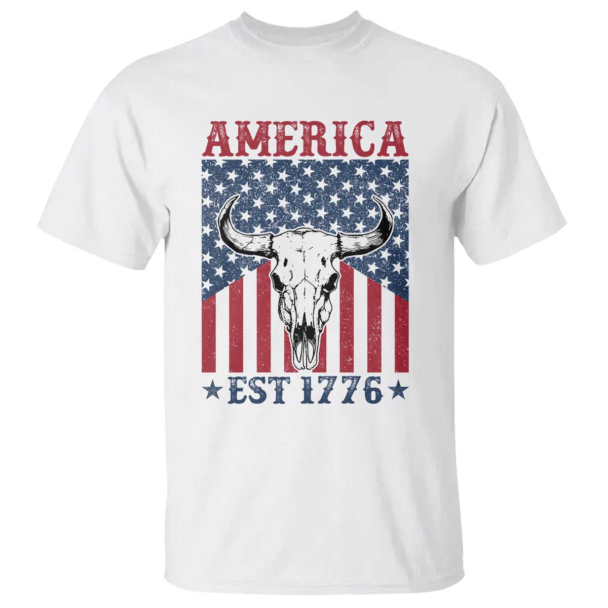 funny-4th-of-july-western-t-shirt-america-est-1776-long-horn-skull