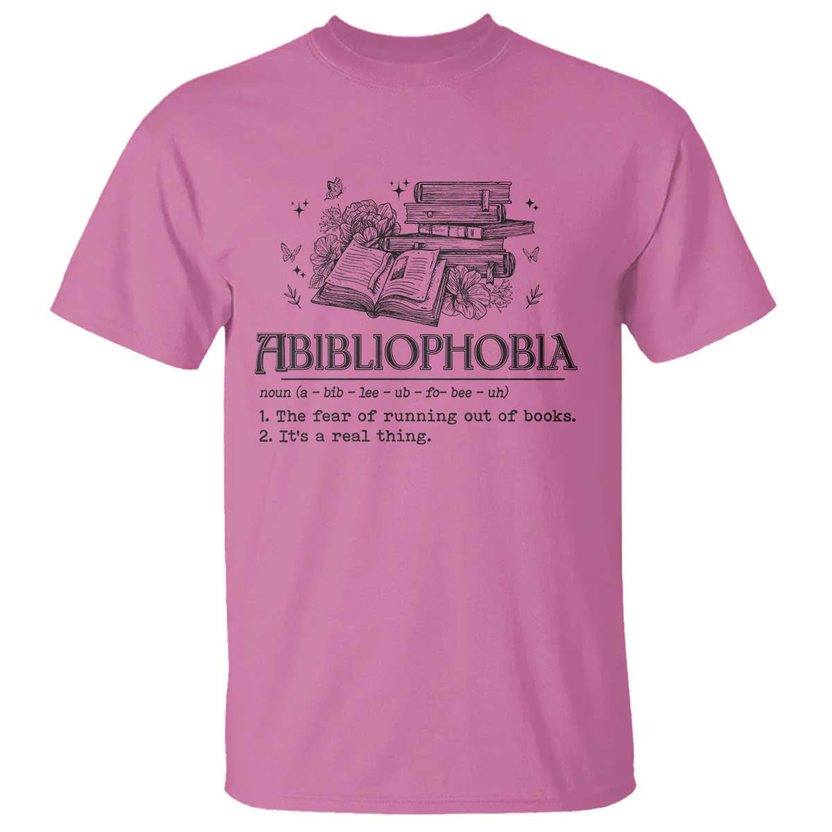 funny-reading-t-shirt-abibliophobia-bookworm-reader-butterfly-flower