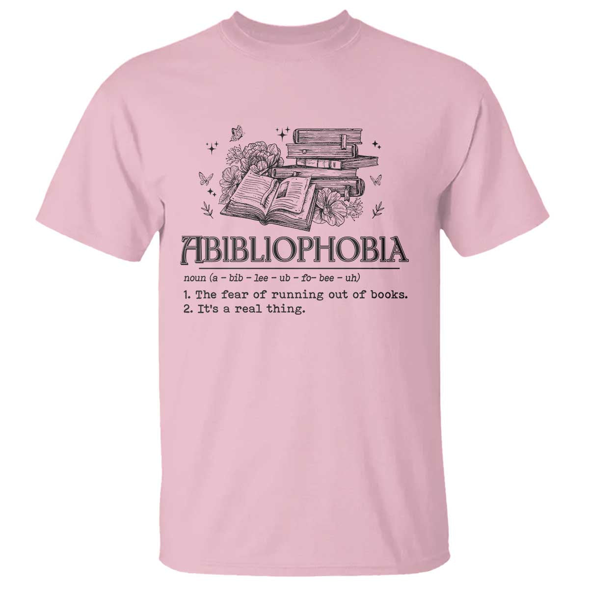 funny-reading-t-shirt-abibliophobia-bookworm-reader-butterfly-flower