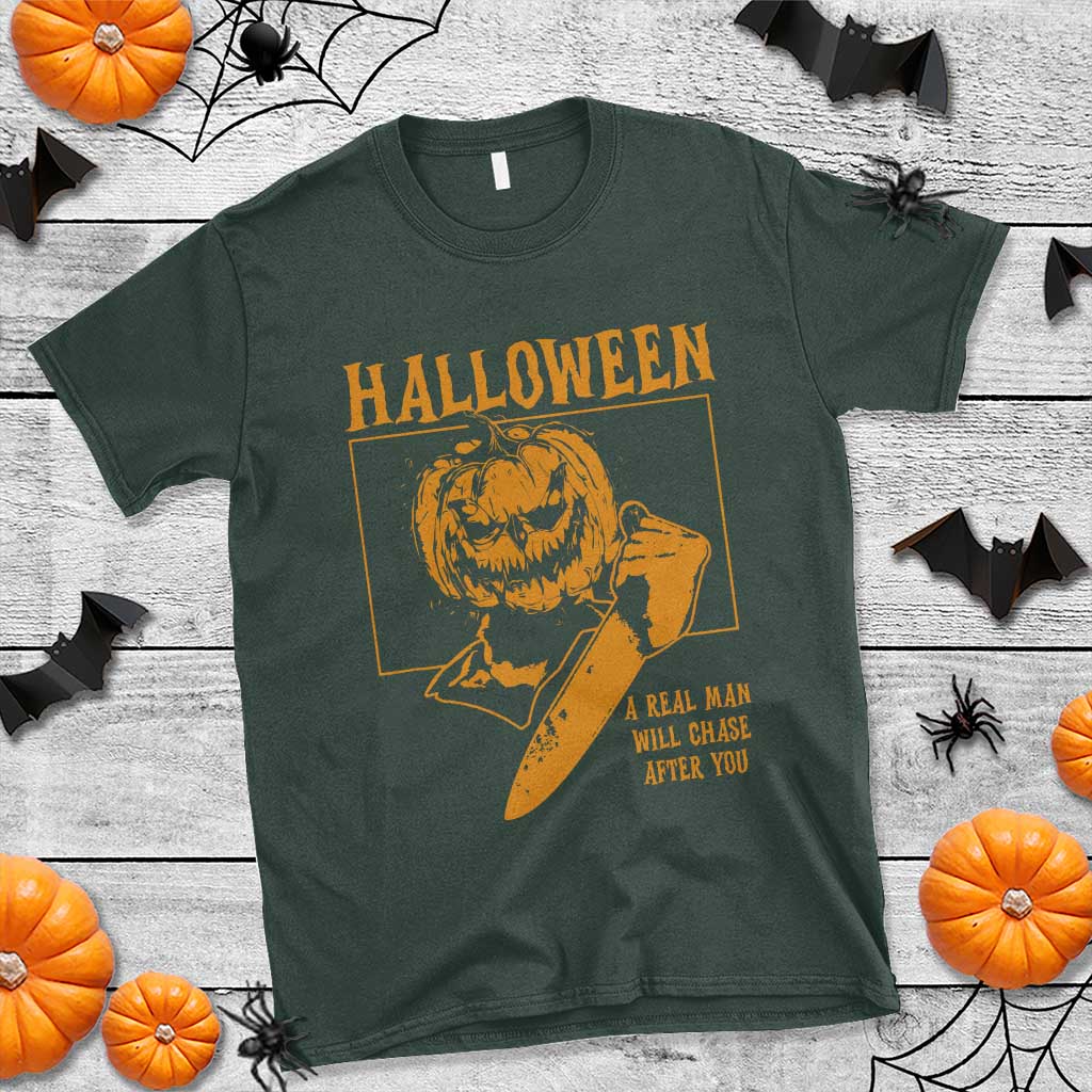funny-halloween-t-shirt-a-real-man-will-chase-after-you-pumpkin-knife-murderer